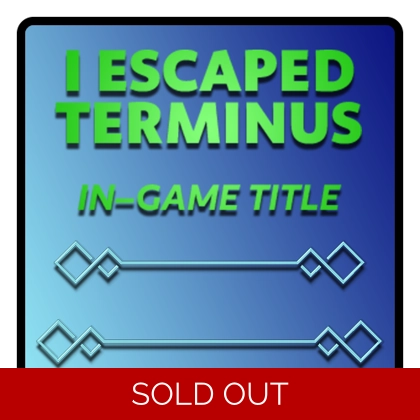 I Escaped Terminus Title